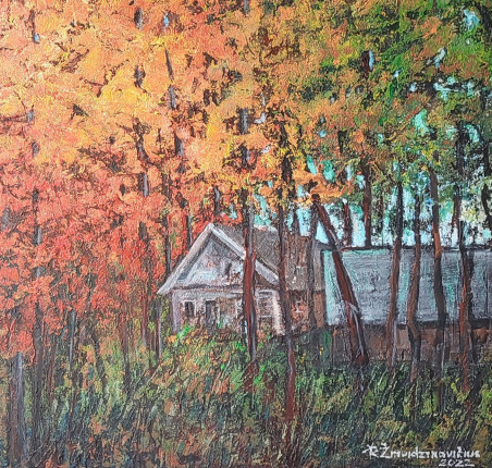 Autumn is Coming original painting by Romas Žmuidzinavičius. Home