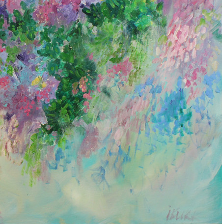 Spring original painting by Irena Kurklietienė. Home