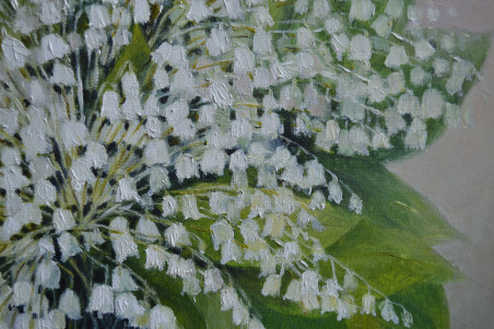 Spring Bells original painting by Danutė Virbickienė. Flowers