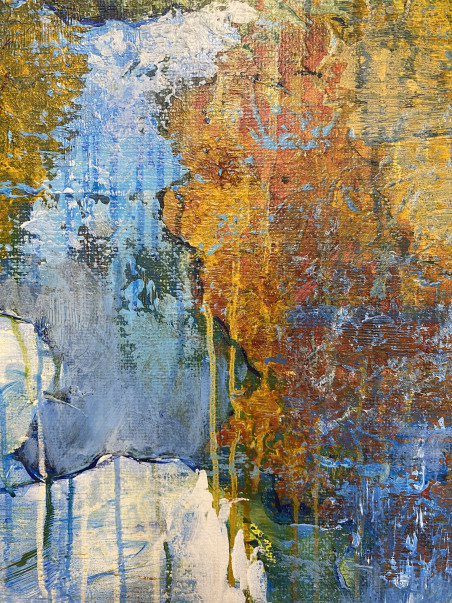 Autumn Is Coming To The Lakes original painting by Angelija Eidukienė. Home