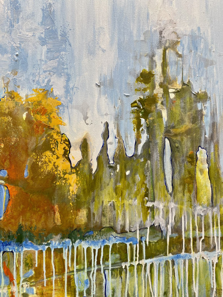 Autumn Stories original painting by Angelija Eidukienė. Home