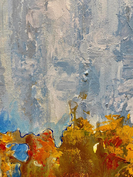 Autumn Stories original painting by Angelija Eidukienė. Home