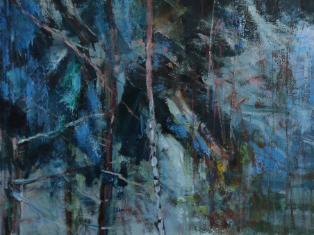 Thaw In The Forest original painting by Vytautas Žirgulis. For large spaces