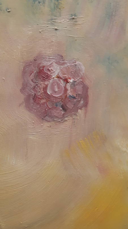 Breast with an alveolus original painting by Kristina Čivilytė. Home