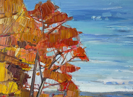 Autumn IV original painting by Arvydas Kašauskas. Home