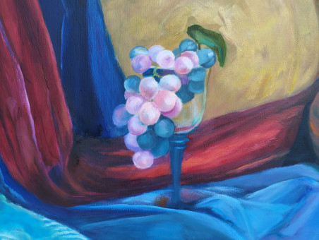 Oriental Still Life original painting by Irena Jasiūnienė. Still-Life