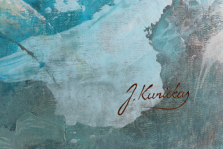 JK22-1227 Seaweeds original painting by Jonas Kunickas. Home