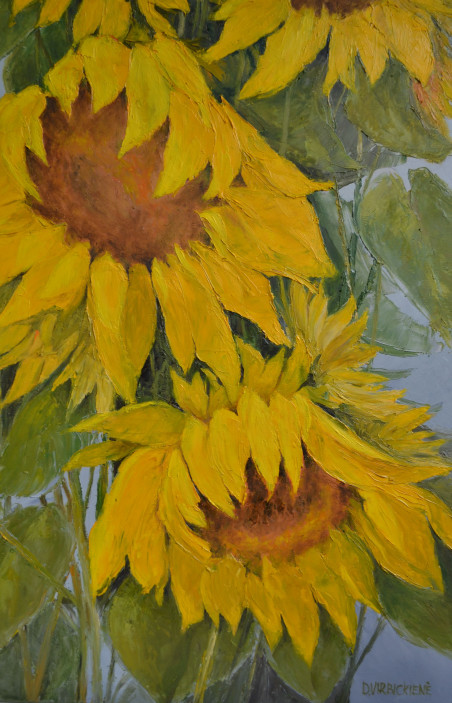 Sunny original painting by Danutė Virbickienė. Home