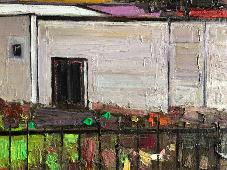 Motif of Vilnius original painting by Arvydas Kašauskas. Home