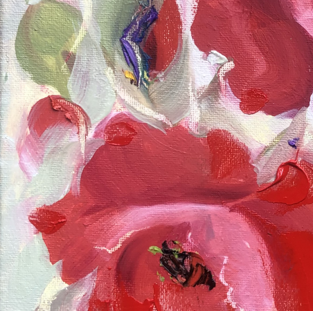 Poppies original painting by Dina Jankauskienė. Home