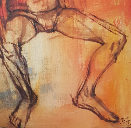 Nirvana. From the cycle FIGURATIVE original painting by Rita Krupavičiūtė. Home