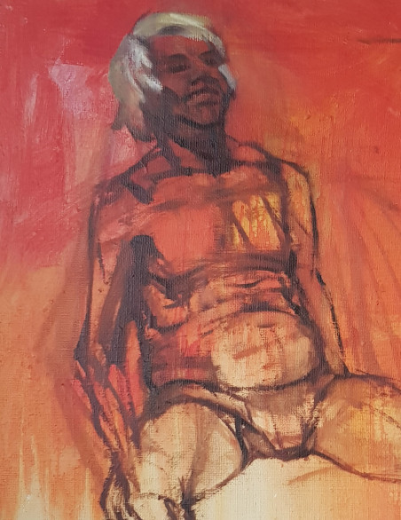 Nirvana. From the cycle FIGURATIVE original painting by Rita Krupavičiūtė. Home