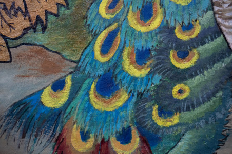 Peacocks original painting by Jolanta Vitkutė. Home