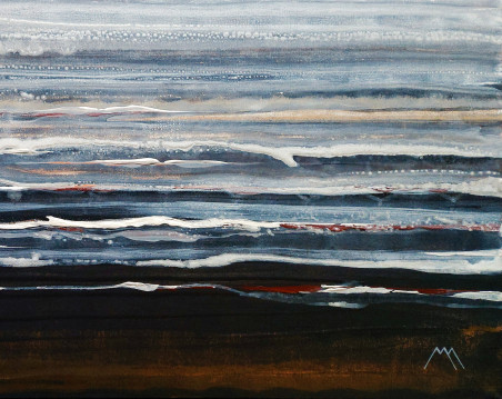 Fog in the Distance of the Sea original painting by Marius Morkūnas. Home