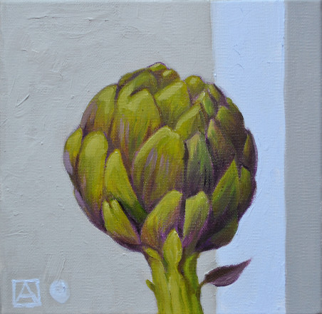 Artichoke original painting by Artūras Braziūnas. Home