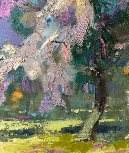 Spring Colors original painting by Valentinas Varnas. Home