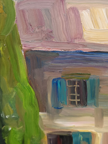 Cottage in Provence original painting by Audinga Mockaitienė. Home