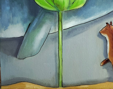 Artichoke original painting by Aurelija Filipauskytė. Home