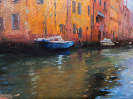 Love in Venice original painting by Aleksandr Jerochin. Home