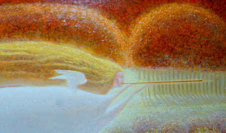 Carrying the light original painting by Ramūnas Naumavičius. Home