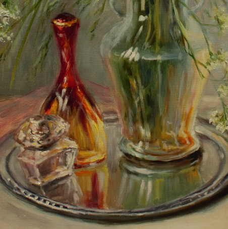 Summer Scents original painting by Irma Pažimeckienė. Still-Life