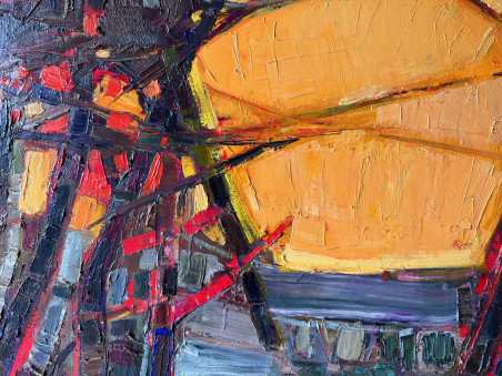 Composition original painting by Arvydas Kašauskas. Home