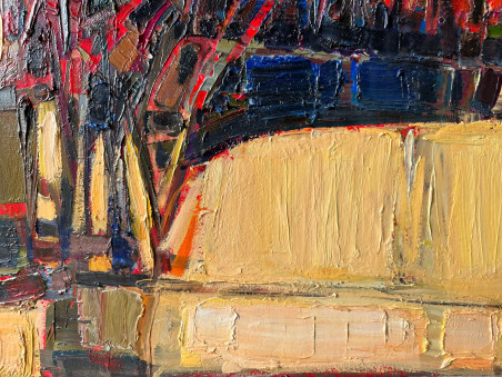 Composition original painting by Arvydas Kašauskas. Home