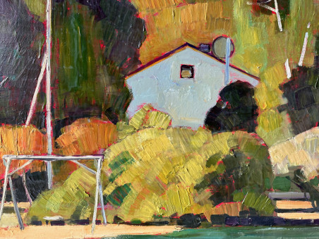 Morning original painting by Arvydas Kašauskas. Home