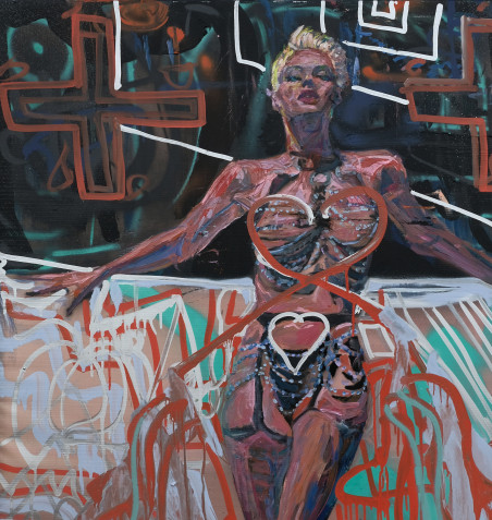 Herb Ritts - Interpretation of Brigitte Nielsen "Bikini - dress idea" original painting by Tadas Tručilauskas. Home