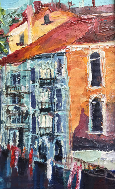 Venice original painting by Birutė Bernotienė Wall. Urbanistic - Cityscape