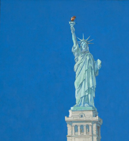 Statue of Liberty original painting by Robert Bluj. Home