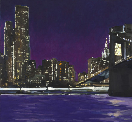 Brooklyn Bridge original painting by Robert Bluj. Home