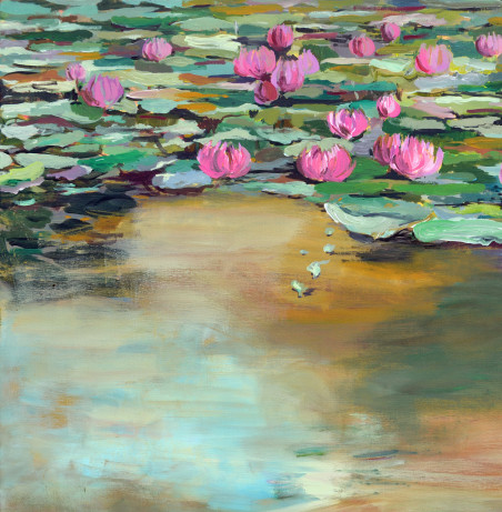 Lilies original painting by Kristina Darulienė. Home