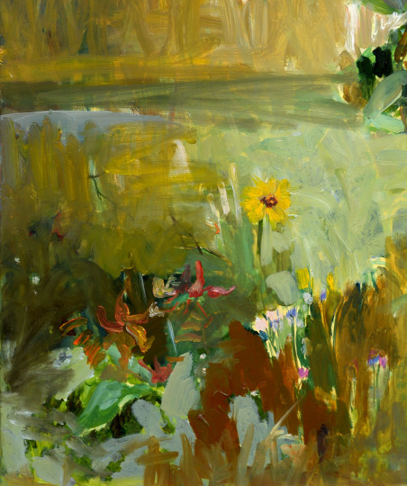 Sun flowers original painting by Kristina Darulienė. Flowers