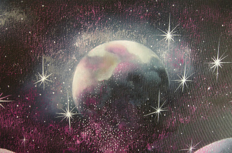 Moon Of Angels original painting by Viktorija Labinaitė. Home