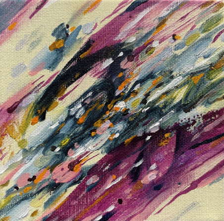 Carnival II original painting by Daiva Karaliūtė. Abstract Paintings