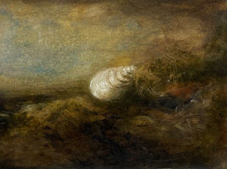 Shell Study original painting by Daiva Karaliūtė. Lithuanian Landscape Paintings