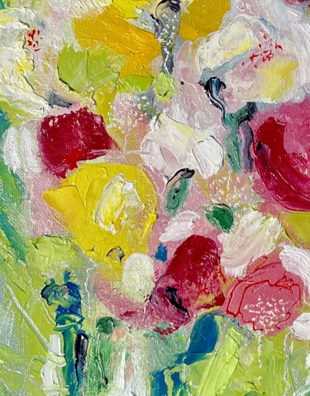 Bouquet original painting by Inga Dambrauskienė. Home