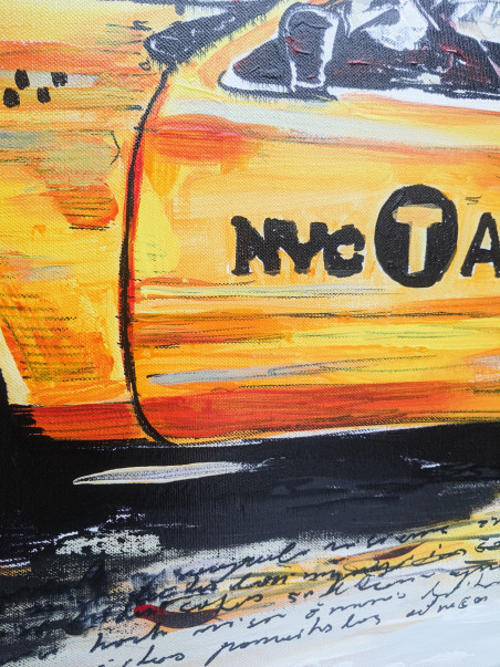 New York II original painting by Aidas Mikelėnas. Home