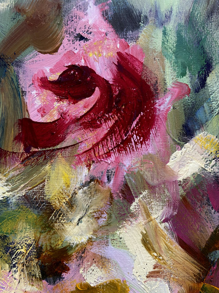 Rose, Summer and more original painting by Yuna Galejeva. Flowers