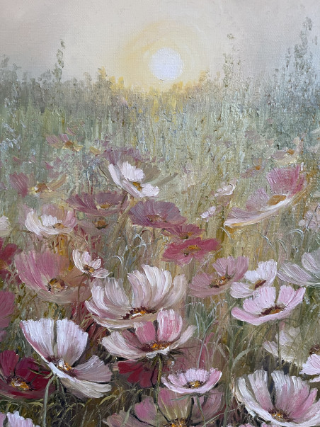 Parade original painting by Danutė Virbickienė. Flowers