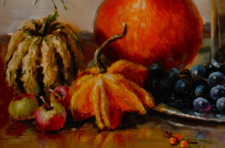 Autumn vitamins original painting by Irma Pažimeckienė. Still-Life