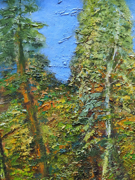 By the Forest original painting by Lilijana Tumaitė. Home