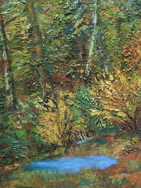 By the Forest original painting by Lilijana Tumaitė. Home