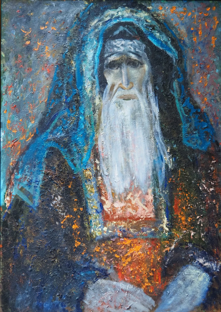 Nostradamus original painting by Lilijana Tumaitė. Home