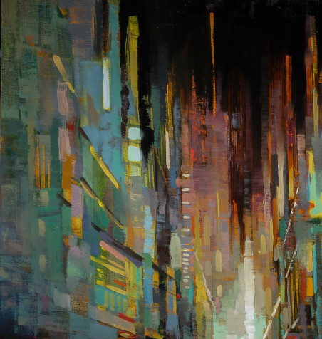 City Energy original painting by Aleksandr Jerochin. Contemporary Art