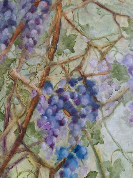 For wine lovers 8 original painting by Inesa Škeliova. Home