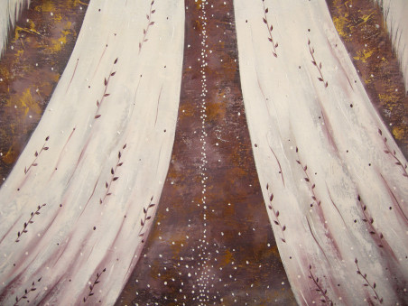 Angels moon original painting by Viktorija Labinaitė. Angels