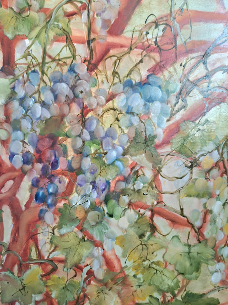 For a Wine Lovers 8 original painting by Inesa Škeliova. Home