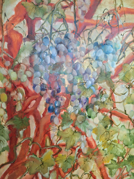 For a Wine Lovers 8 original painting by Inesa Škeliova. Home